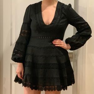 Zimmerman long sleeve mini dress